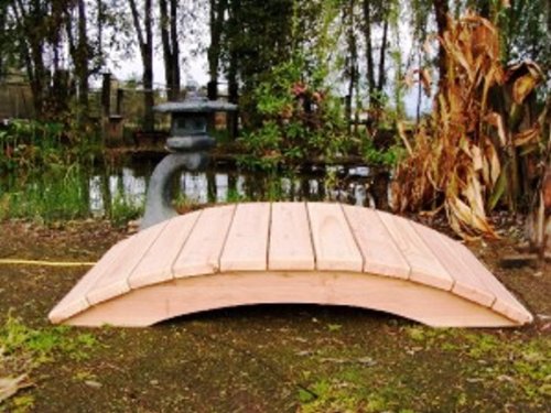 Emerson Redwood Garden Bridge Size - 5 feet