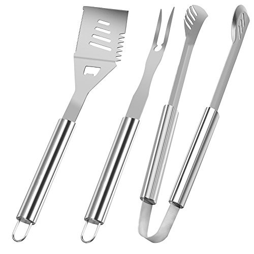 Bbq Grill Tools Set Annstory Heavy Duty Stainless Steel Barbecue Grill Tools - 3 Piece Professional Grade Barbecue