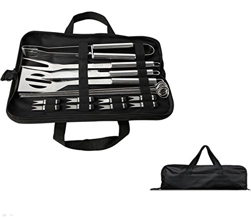 Spirit 18 Piece Extra Strong Stainless Steel Bbq Tools Grill Tools Set