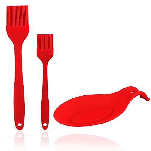 Silicone Basting Pastryamp Bbq Brushes With Silicone Platedurableheat Resistant Kitchen Utensils Dishwasher Safe