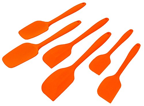 Simplexsilicone 6-piece Premium Non-stick Silicone Spatula Set - Heat Resistant Cooking Baking Utensils Set Of