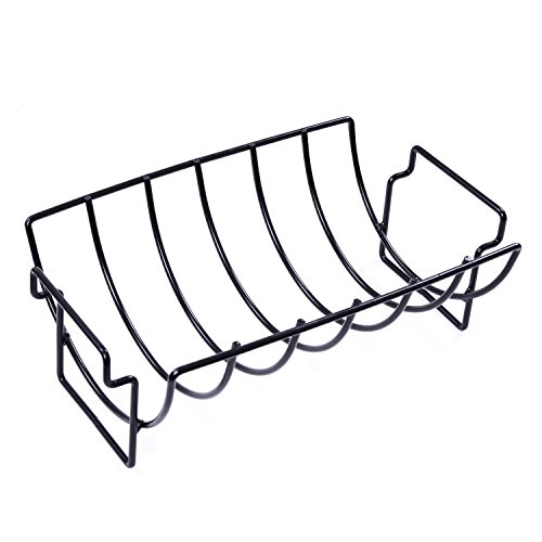 Royalgourmet Non-stick Reversible Roasting Rib Rack For Grilling Kl1404