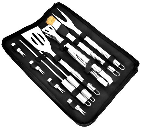 Grill King Stainless Steel Grilling Utensil Set 11-Piece Model 11P - 09412 Home Garden Store