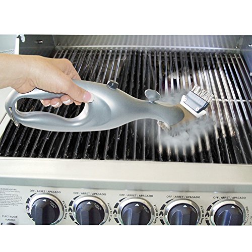 Original Steam Bbq Grill Brush By Ushine Grill Cleaning Wire Brush Abs Bbq Handle Cleaning Brush Tools Gray For