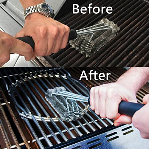 Andreu Steel Wire Bbq Rack Cleaning Brush Rugged Grill Cleaning Brush Barbecue Grill Brush Bbq Grill Brush Effortless