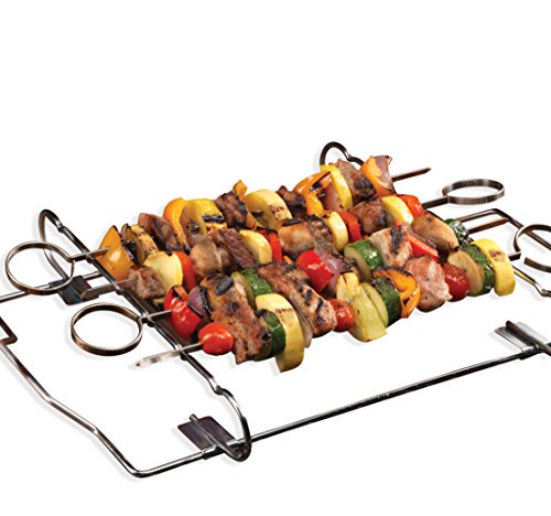 Kabob Set - 4 Skewers Grill Rack