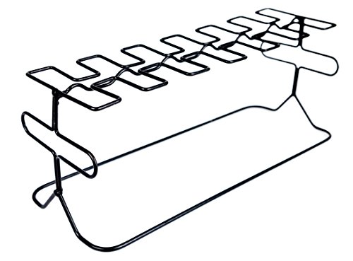 Useful UH-WR190 Non Stick 12-Slot Leg and Wing Grill Rack for Poultry