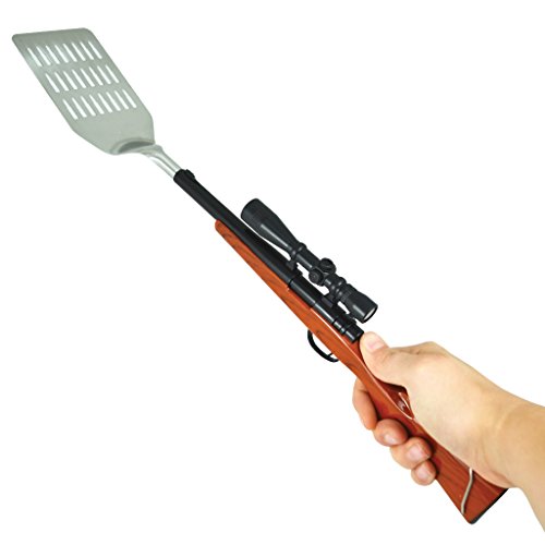 Gibson Bolt Action Rifle 180 Stainless Steel BBQ Spatula wScope - NEW