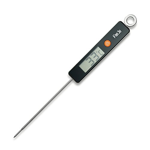 FanJu FJ2229 Kitchen Thermometer Digital Cooking Stainless Thermometer Instant Read for Grill BBQ Meat Liquid
