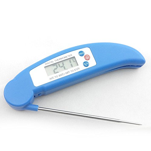 Generic Fast Read Digital MeatBBQ Grill Thermometer with Probe Blue