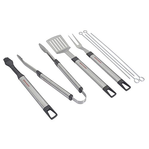 8PC Stainless Steel Grill Tool Set BBQ Utensils Outdoor Cooking