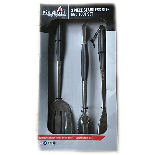 Char-Broil 3 Piece Stainless Steel BBQ Tool Set