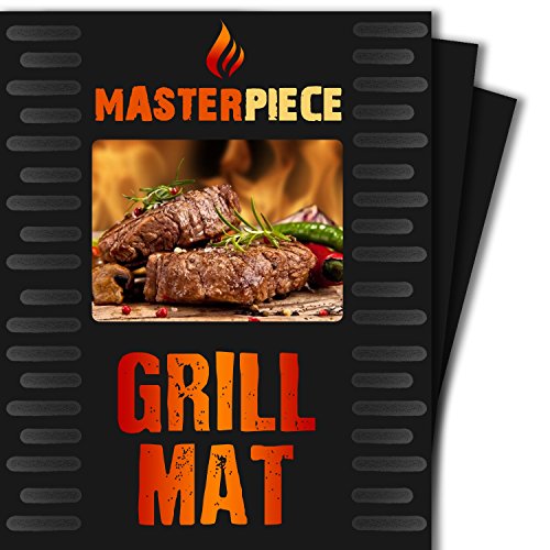 Bbq Grill Mat - Set Of 2 Pfoa Free Heavy Duty Nonstick Bbq Grilling Sheets - 16 X 13 Inch - Best Grilling And