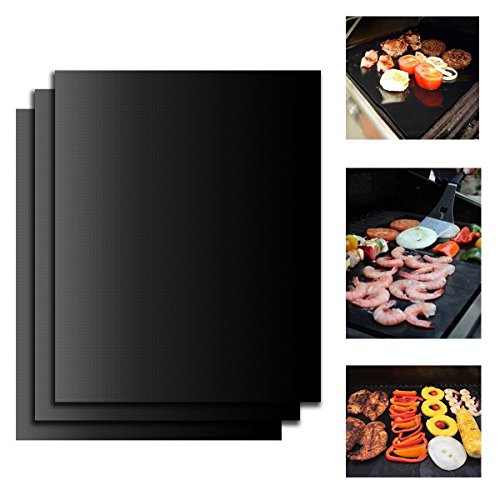 Bbq Grill Mats By Giantrock Set Of 3 Bbq Grilling Mats Bbq Grilling Accessories Sheets For Gas Grills 158
