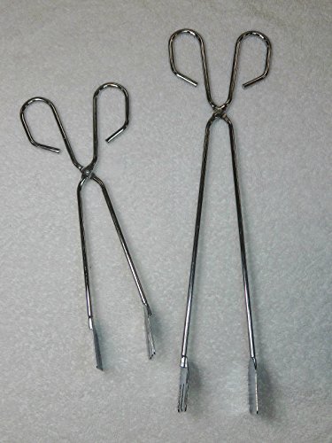 2 PC Stainless Steel Barbecue BBQ Cooking Grill Tools Tongs Set