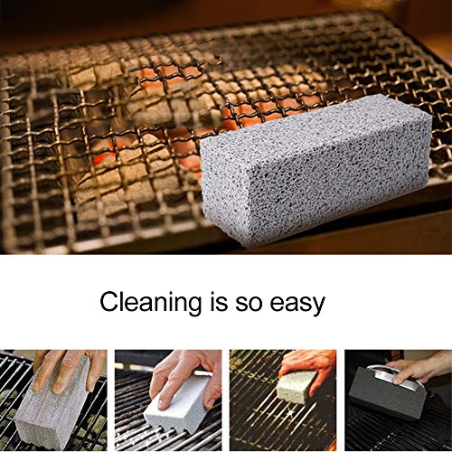 SuperCS Barbecue Cleaning Stone Barbecue Cleaning Brick Kitchen Cleaning Tools for Removing Stains BBQ Ecological Cleaning Brick