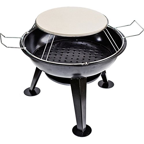 3-in-1 Pizza Firepit It Includes Two Cordierite Pizza Stones So You Can Create Delicious Home-Baked Pizza And Then Enjoy Eating It By An Open Fire