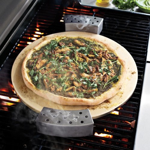 Sur La Table Round Glazed Cordierite Pizza Stone Pc9475  16&frac12&quot