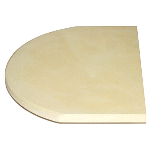 Ceramic Grill Store 9 x 12 Ceramic Pizza StoneHeat Deflector for Large Primo Ceramic Grills