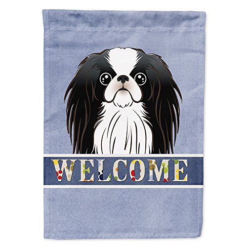 Carolines Treasures BB1416GF Japanese Chin Welcome Flag Garden Size Small Multicolor
