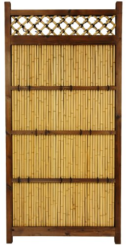 Oriental Furniture 6 ft x 3 ft Japanese Bamboo Zen Garden Fence