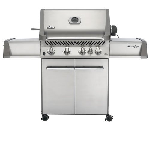 Napoleon P500RBNSS Prestige Gas Grill with Rear Burner Stainless Steel Doors and Lid