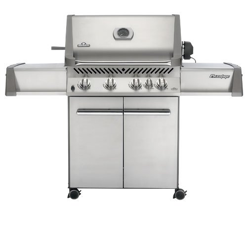 Napoleon P500rbpss Prestige Propane Grill With Rear Burner Stainless Steel Doors And Lid