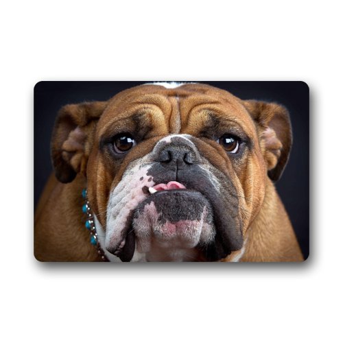 Cool Bulldog Face Pug Dog Doormats Entrance Mat Floor Mat Door Mat Rug Indooroutdoorfront Doorbathroom Mats