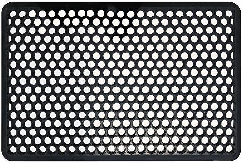 Shepherd Hardware Indooroutdoor Recycled Rubber Floor Mat - 22 X 34-inches Black