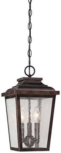 Minka Lavery 72174-189 Irvington Manor Aluminum Outdoor Ceiling Light 225 Watts Bronze