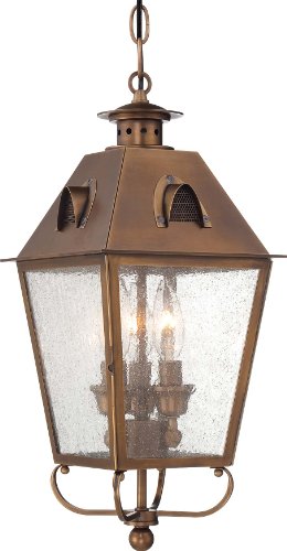 Minka Lavery 72424-212 Edenshire Aluminum Outdoor Ceiling Lighting 225 Total Watts Brass