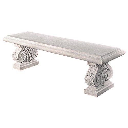 Design Toscano Stone Garden Bench