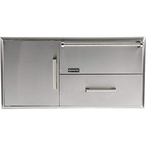 Coyote 42-Inch Access Door and Drawer Combo with Warming Drawer - CCD-WD