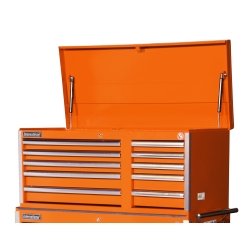 42&quot&quot 10 Drawer Chest With Roller Bearing Slides - Orange Tools Equipment Hand Tools