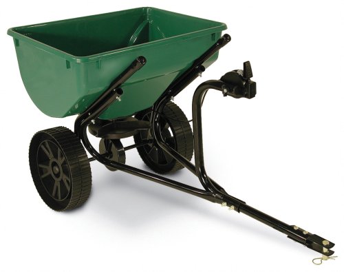 Precision Products 75-Pound Capacity Tow-Behind Step Up Broadcast Spreader TBS4300RDGY