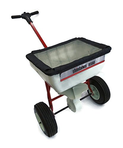 Shindaiwa Rs60 Broadcast Spreader W Cover 75 Lb Capacity Salt Seed Fertilizer