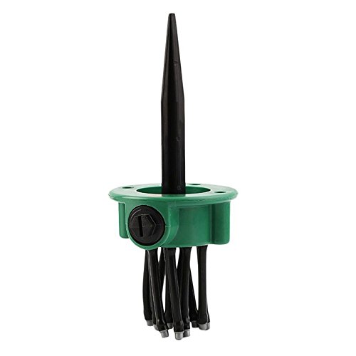 Tharv❤Lawn Garden Yard Sprayer Sprinkler Accurate Noodlehead with Stand Green