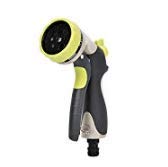 Yosooo Car Wash Nozzle Garden Hose Watering Spray Lawn Water Gun Sprayer Lever Pistol Grip High Pressure Garden Yard Sprayer