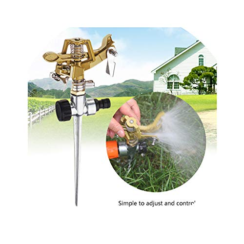 daydremer secret life watering-nozzles Adjustable Irrigation System Tools Zinc Alloy Lawn Garden Sprinkler 360 Water Spray Hose Yard Sprayer Water Saving Gardening