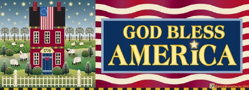 God Bless America Art-SnapsÂ Magnetic Mailbox Art