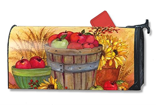 Magnetic Mailwrap Bushel Of Apples Large Mailbox Cover