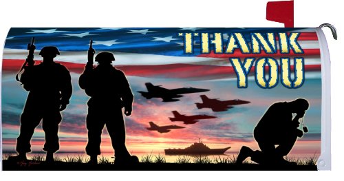 Thank You United States Military - Decorative Mailbox Makeover Cover