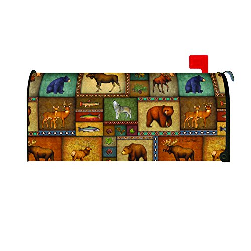 Toland Home Garden Quilted Wilderness Decorative Mailbox Cover