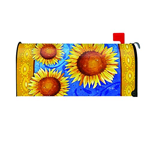 Toland Home Garden Sweet Sunflowers Decorative Mailbox Cover