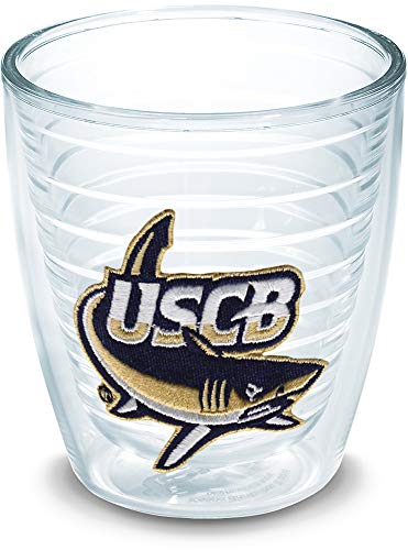 Tervis 1059145 USCB Sand Sharks Logo Tumbler with Emblem 12oz Clear