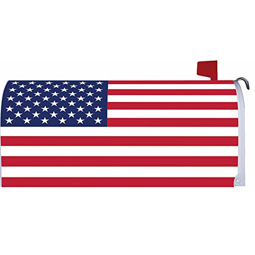 Custom Decor American Flag Large Mailbox Cover