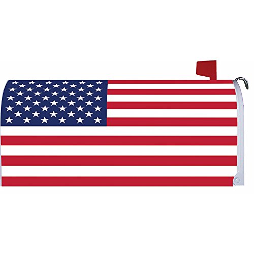 Custom Decor American Flag Large Mailbox Cover