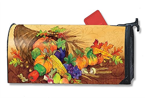 Magnetic Mailwrap Bountiful Harvest Large Mailbox Cover