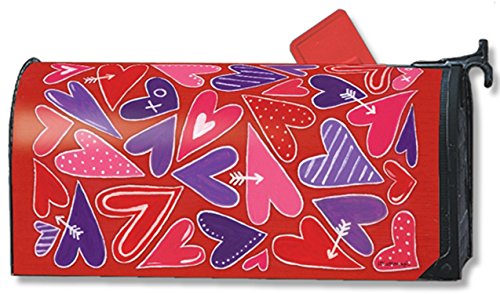 Mix it Up Valentines Day LargeOversized Magnetic Mailbox Cover MailWraps