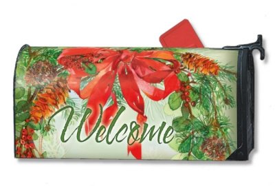 Holiday Wreath MailWraps Magnetic Mailbox Cover 06380